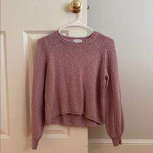 Cozy Pink Knit Sweater